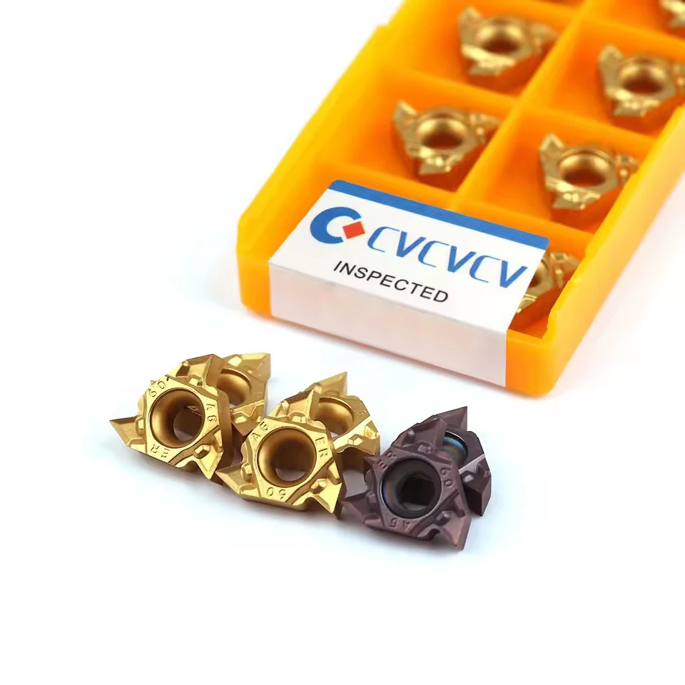 

10 шт. обрабатывающий центр с ЧПУ 16ER/ИК-нарезные вставки MMT16ER AG60-S MMT16IR AG60-S инструмент для токарной обработки резьбы Высококачественный режущий инструмент