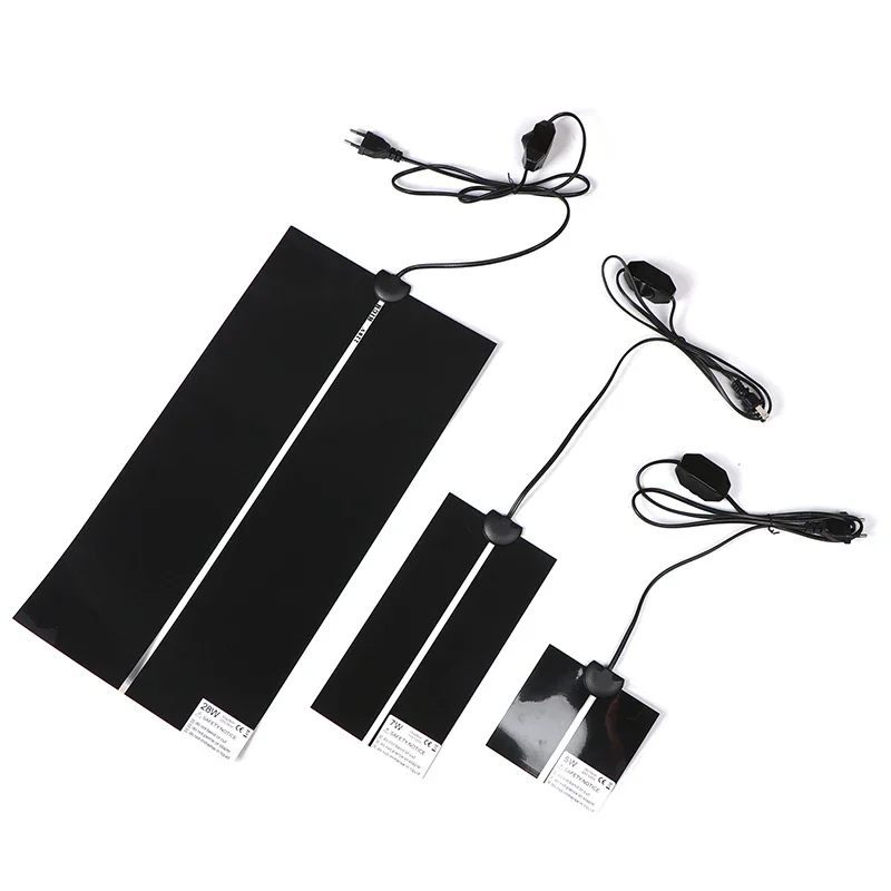 

5-45W Terrarium Reptiles Heat Mat Climbing Pet Heating Warm Pads Adjustable Temperature Controller Mats EU/US