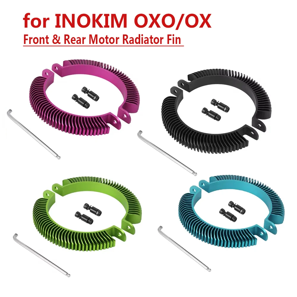 Metallic Motor Radiator Fin for INOKIM OXO OX Electric Scooter Engine Detachable Heat Sink for Heat Dissipation Accessories