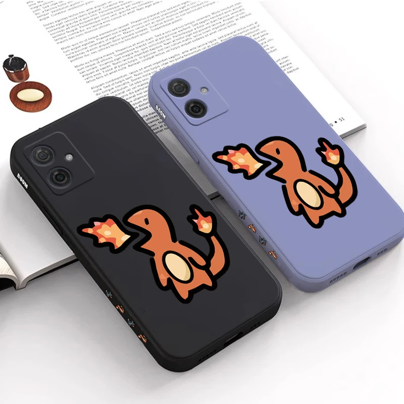 G 54 Angry Dinosaur Silicone Phone Case For Motorola Moto G24 G34 G42 G52 G54 G53 G50 G72 G84 G100 G9Plus G8Play 50Fusion Cover