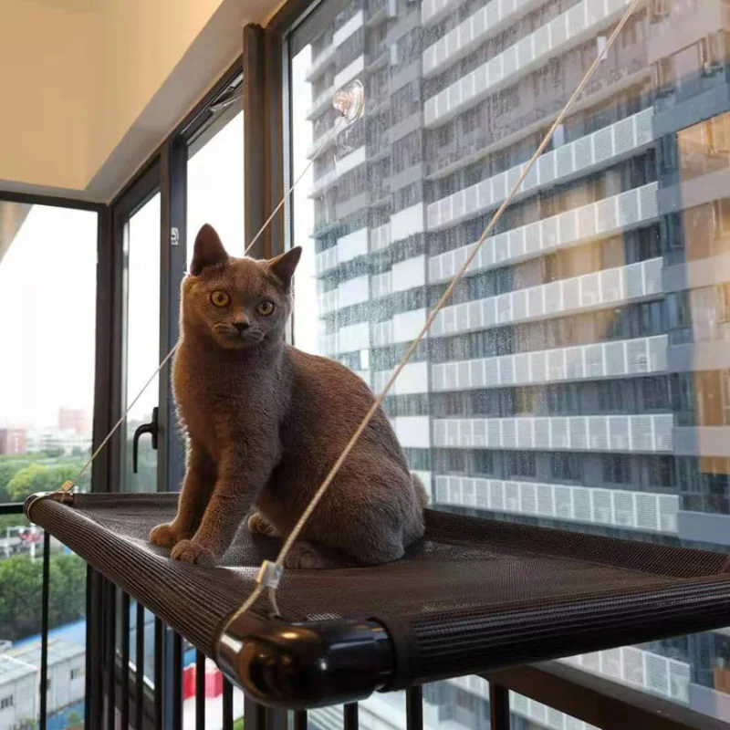 Pet Cat Hanger Foldable Portable Hanging Cats Bed Comfortable Cat Sunshine Window Sill Bedhead Cat Nest Pet Accessories Supplies