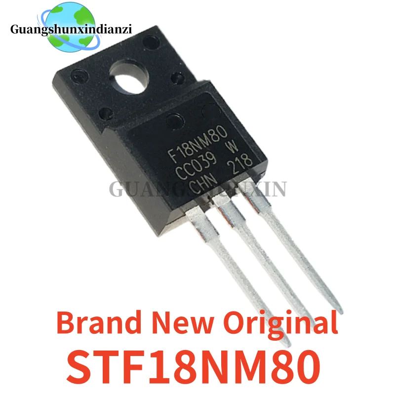 5-10-20PCS Transistor nuevo y original F18NM80 STF18NM80 18NM80 TO-220F 800V 18A de la mejor calidad