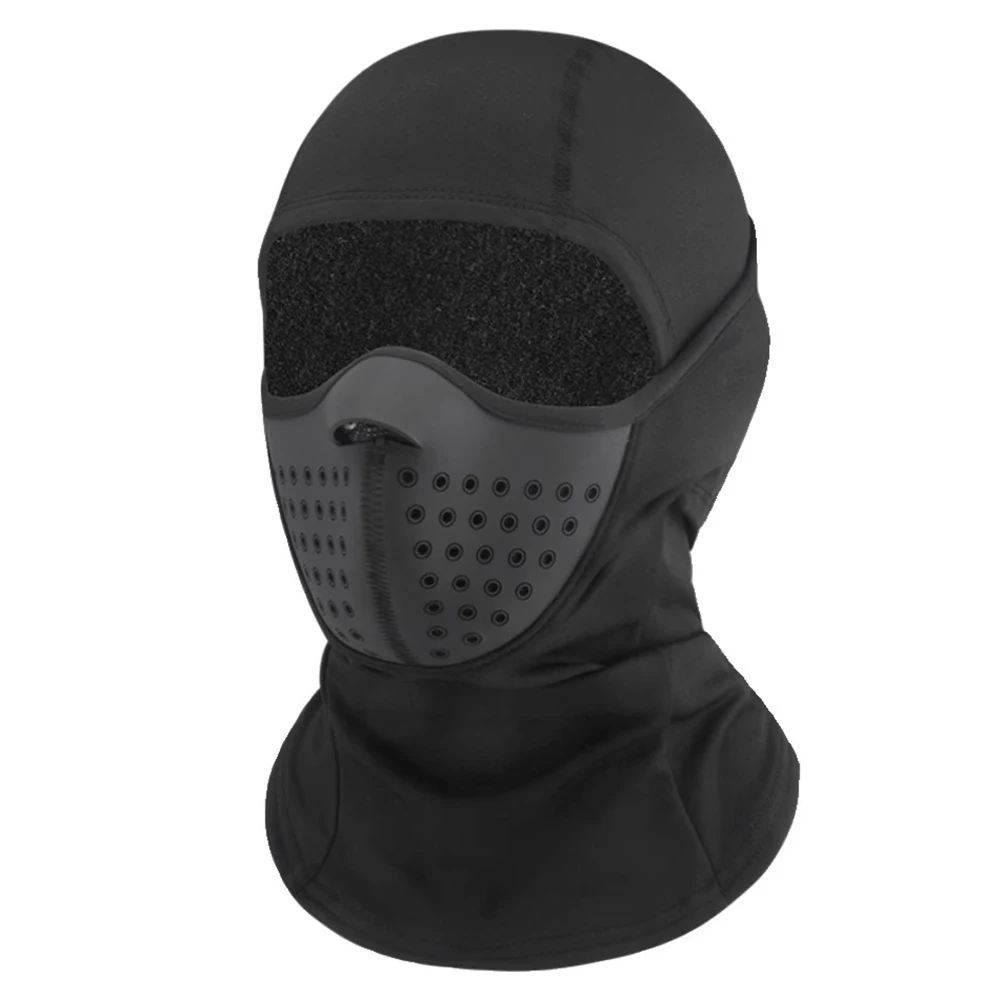 Winter Motorcycle Face Mask Windproof Keep Warm with Fleece Lining Dustproof Breathable For Moto Bike Cycling OffRoad Protection