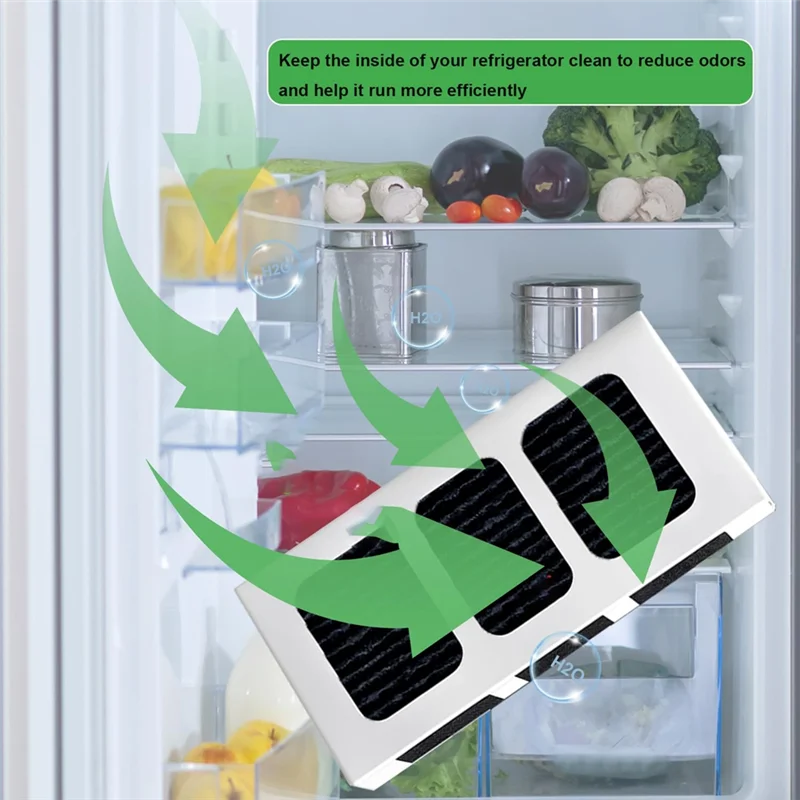 فلتر هواء الثلاجة البديل BAAN 8 عبوات لـ PAULTRA2، متوافق مع Frigidaire Pure Air Ultra 2، Pure Air Ultra Ii