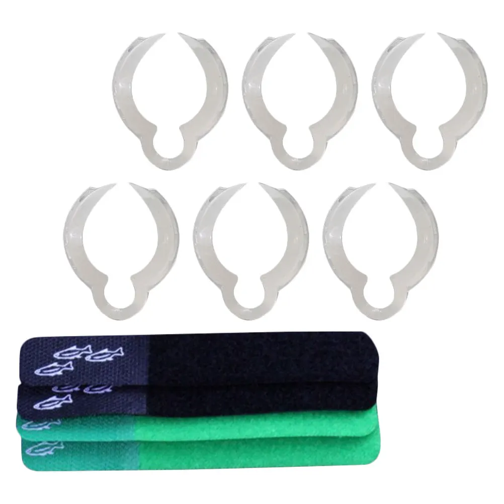 

Rope Light Clips Wire Holder Cable Mounting PVC LED Neon Hooks Speaker Cord Clamps Durable Easy Installation Fits Pipes