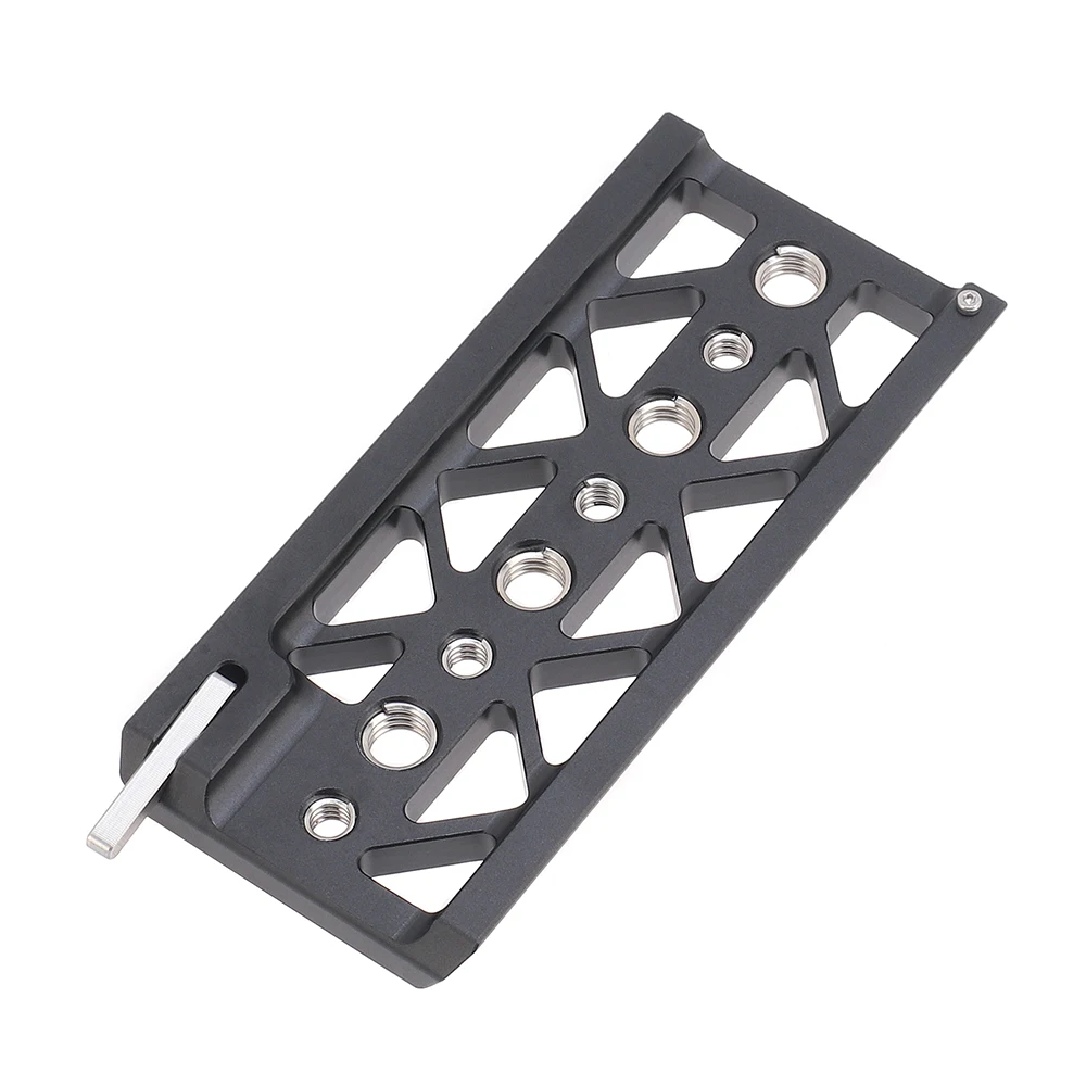 FOTGA 5/8/10 Inch Dovetail Plate With 3/8 1/4 Screw Hole For Tilta Standard Lightweight Bottom Plate Camera Tripod Mounting Plat