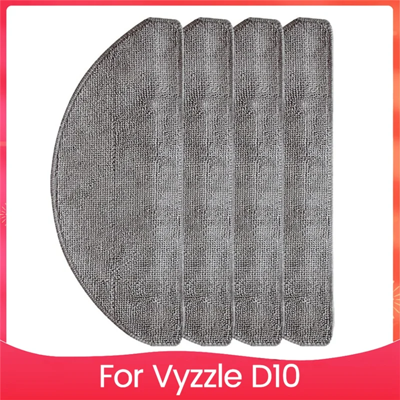 Peças de reposição de almofadas de pano para esfregão BAAN para peças de acessórios de aspirador de pó robô Vyzzle D10