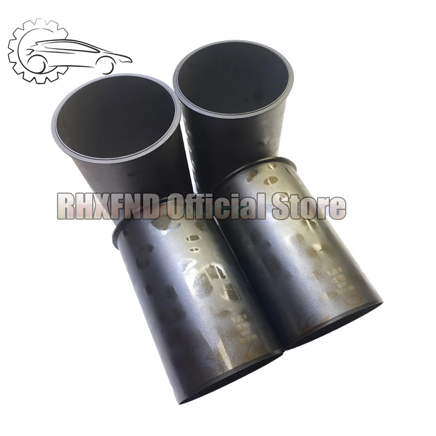 4PCS J2 Engine Cylinder Liner For Kia Pregio Bongo Besta GS K2700 2665cc 2.7D 8v 1998-