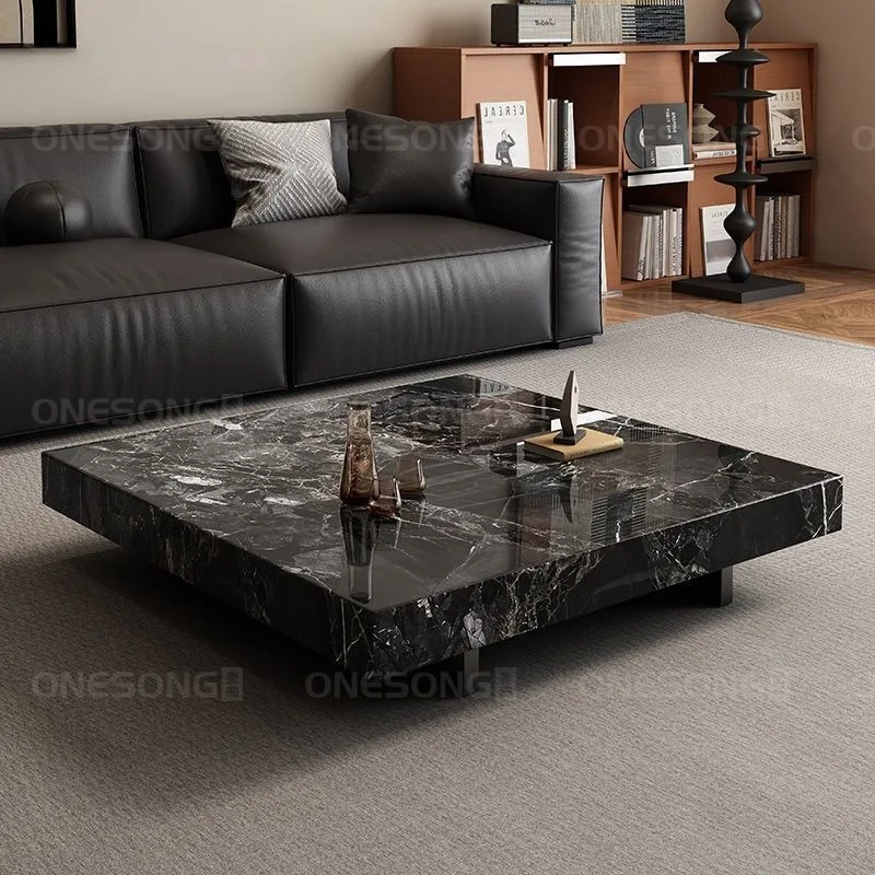 Meja Kopi Minimalis Jepang Unik, Meja Kopi Estetis untuk Lantai, Meja Pajangan Minimalis, Perabot Rumah Tangga