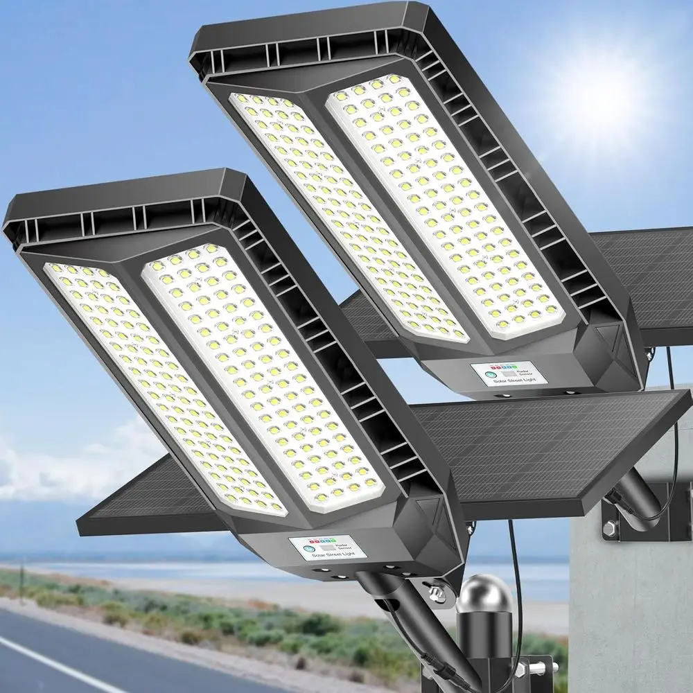 

Уличные светильники, 8000 Вт, водонепроницаемые, от заката до рассвета, светодиодные, с датчиком движения и пультом ДУ