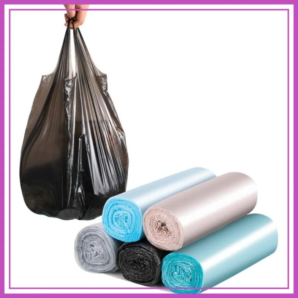 

4 Gallon Trash Bags with Handles, 100 Count Small Garbage Bags for Office Kitchen Bedroom Waste Bin