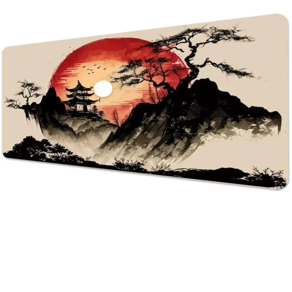 

Sunset Samurai Mouse Pad Multi-Size non-slip Gaming mouse pad Gamer E-Sports Mouse Mat Game Mechanical Keyboard XXL Desk Mat