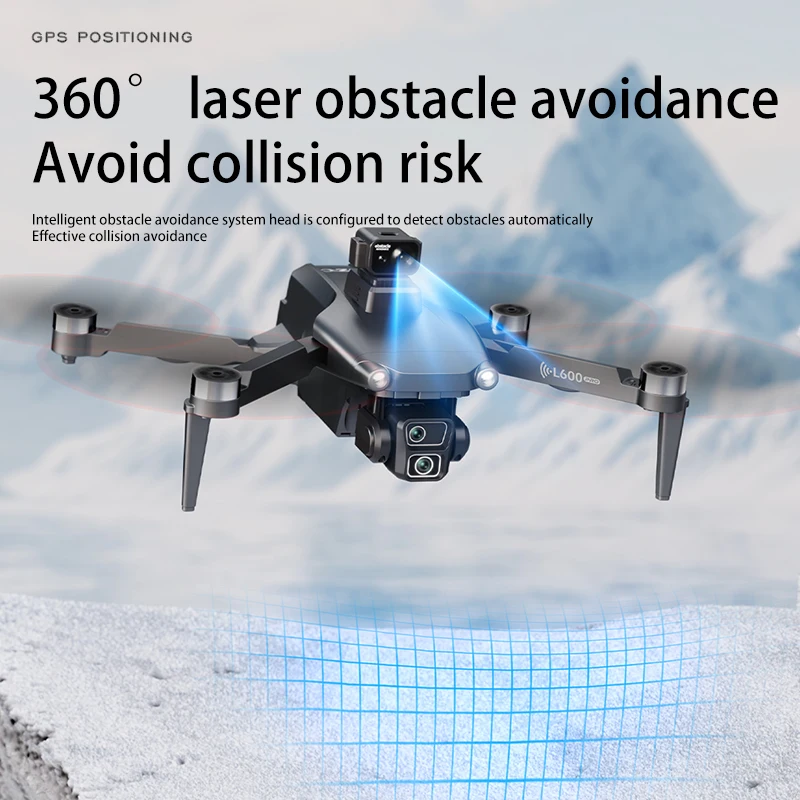 

L600-1 PRO MAX anti shake gimbal GPS intelligent laser obstacle avoidance 4.5-inch touch screen