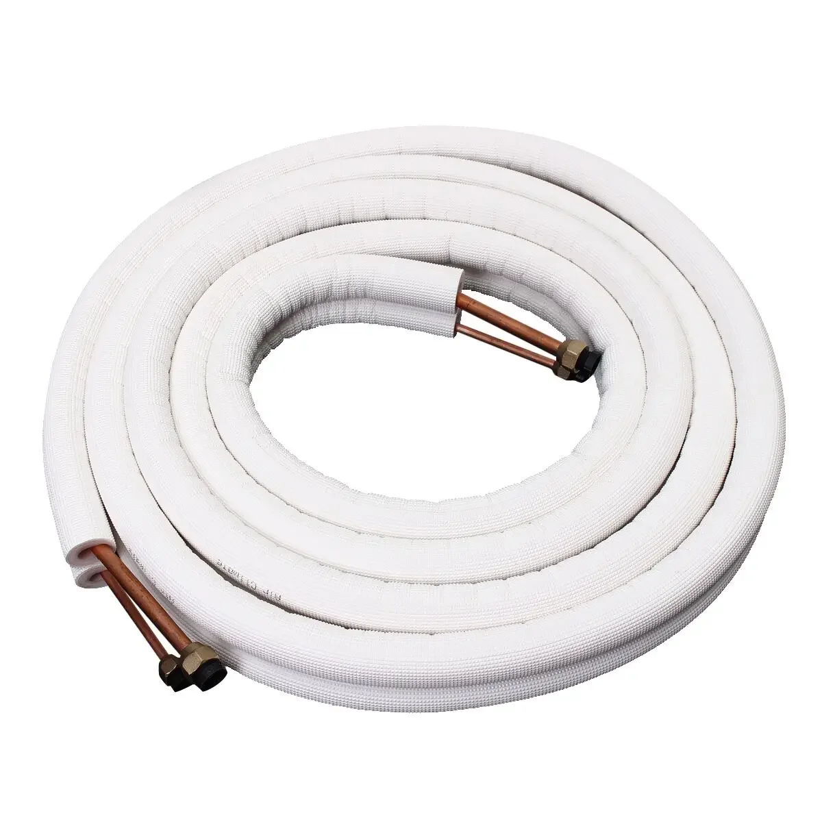 1/2/3/4/7m tubo di rame isolato 1/4 \'\'3/8\'\' raccordi per tubi del condizionatore d\'aria coppia tubo a spirale linea divisa Set di fili