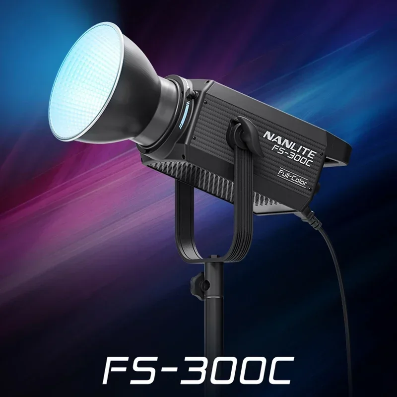 

Nanlite FS-300C 300W RGBW Color 2700K-7500K LED Monolight for Photography Video Production