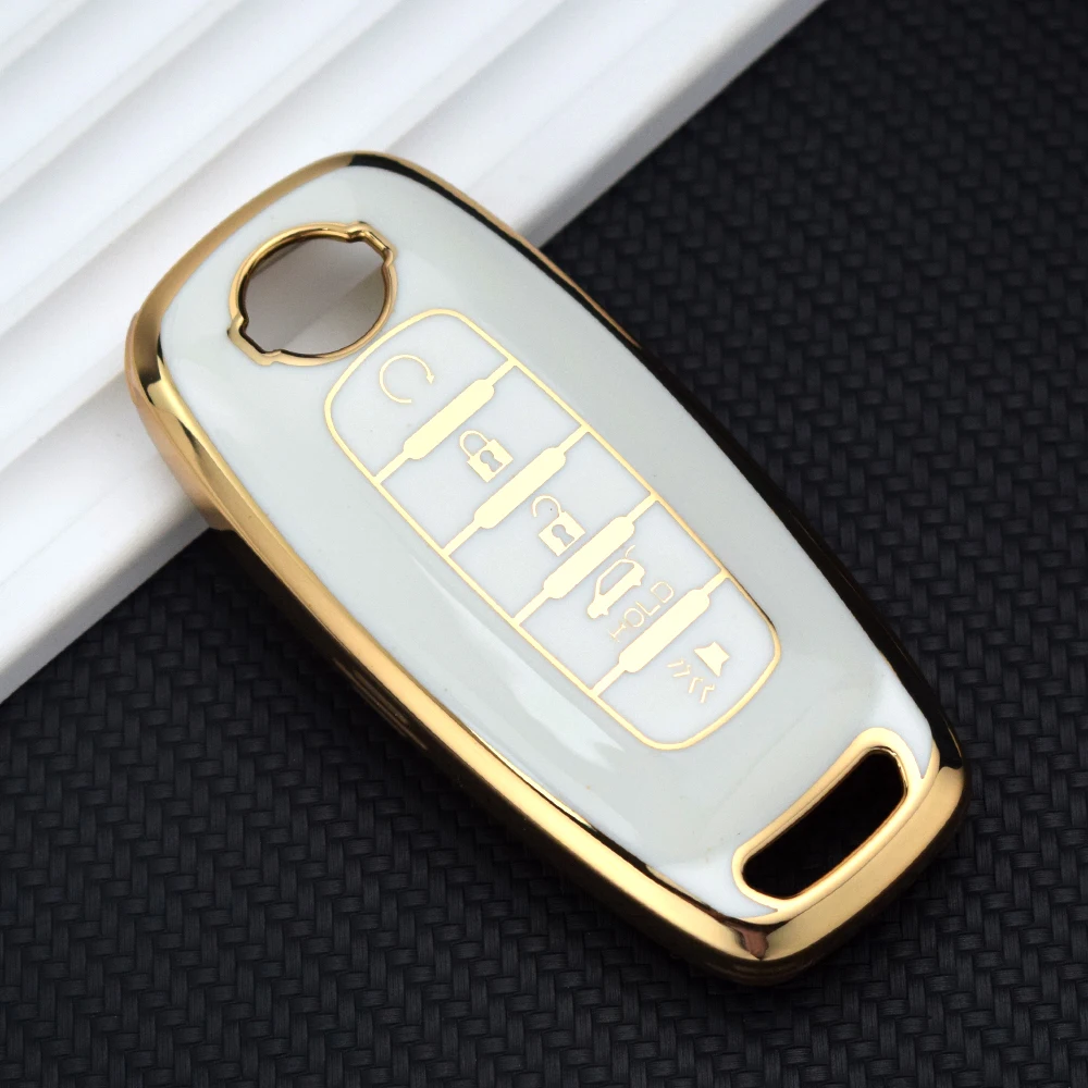 TPU Car Key Case Cover Holder Shell for Nissan Leaf Juke Micra Qashqai J11 X-Trail T32 Tiida Pathfinder Versa Note Patrol Fob