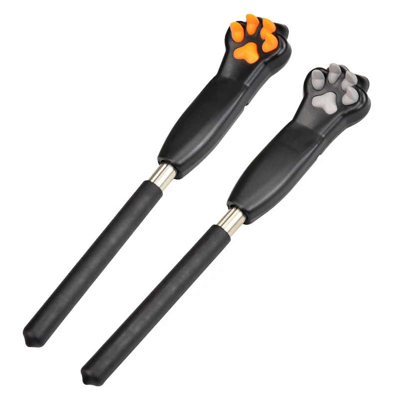 Rascador de espalda extensible para garra de gato, palo de cardado para mano y espalda, masajeador de picazón, agarre corporal, raspador de relajación para cosquillas