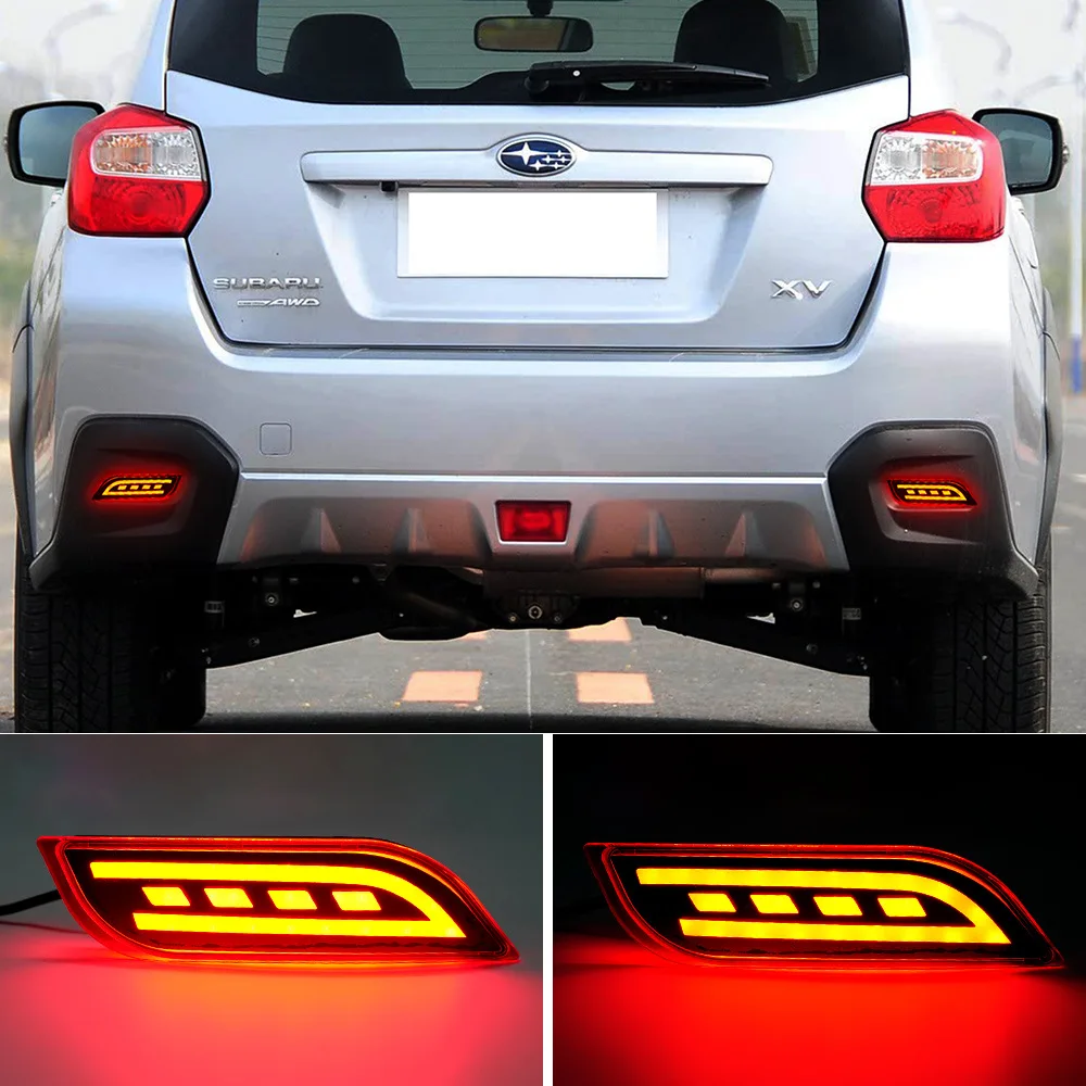 

For Subaru XV Legacy Exiga Levorg WRX rear bumper lights, taillights, and brakes with 2 functions