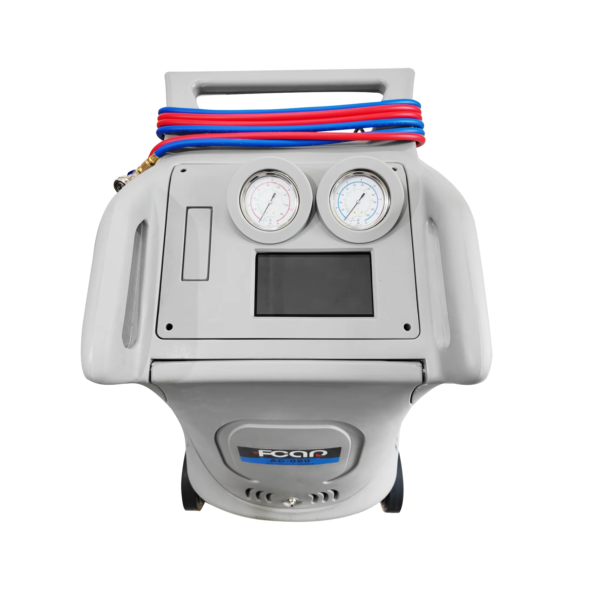 Fcar AC-080 التيار المتناوب مضخة تفريغ طقم التبريد سيارة تكييف الهواء خدمة آلة الفريون R134a محطة خدمة A/C عالية الجودة