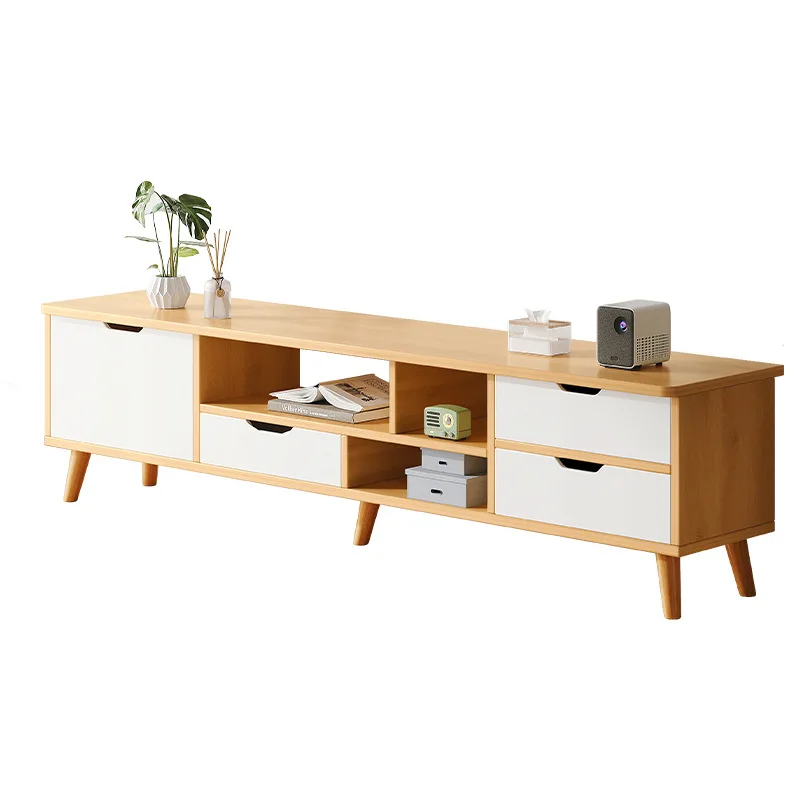 

Nordic TV cabinet modern simple bedroom living room household small apartment coffee table TV cabinet combination