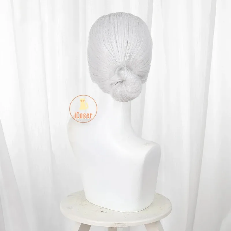 Anime sakamoto dias taro sakamoto peruca cosplay prata branco óculos de cabelo assassino festa de halloween para mulheres acessórios masculinos