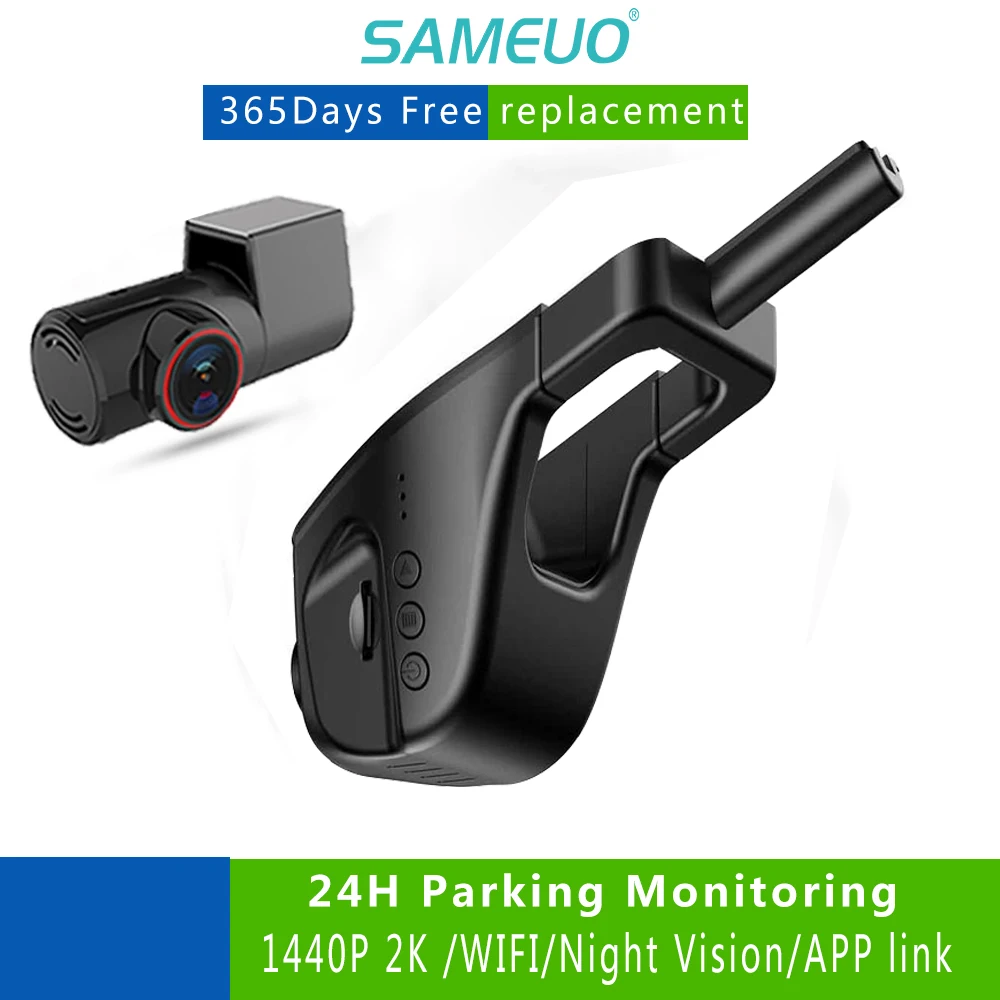 

Sameuo U680Pro Dash Cam Rear View Auto Dashcam Car Dvr Camera 4K Way 2160P Video Recorder Reverse WIFI 24H Parking Monitor