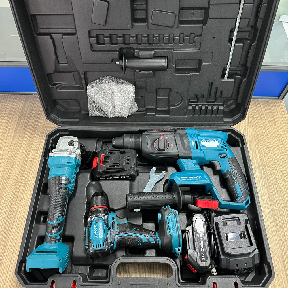 Big Discount!!! MKT Combination Power Tool 4 Kit 20V Power Cordless Electric Drills Sets Tool Kit