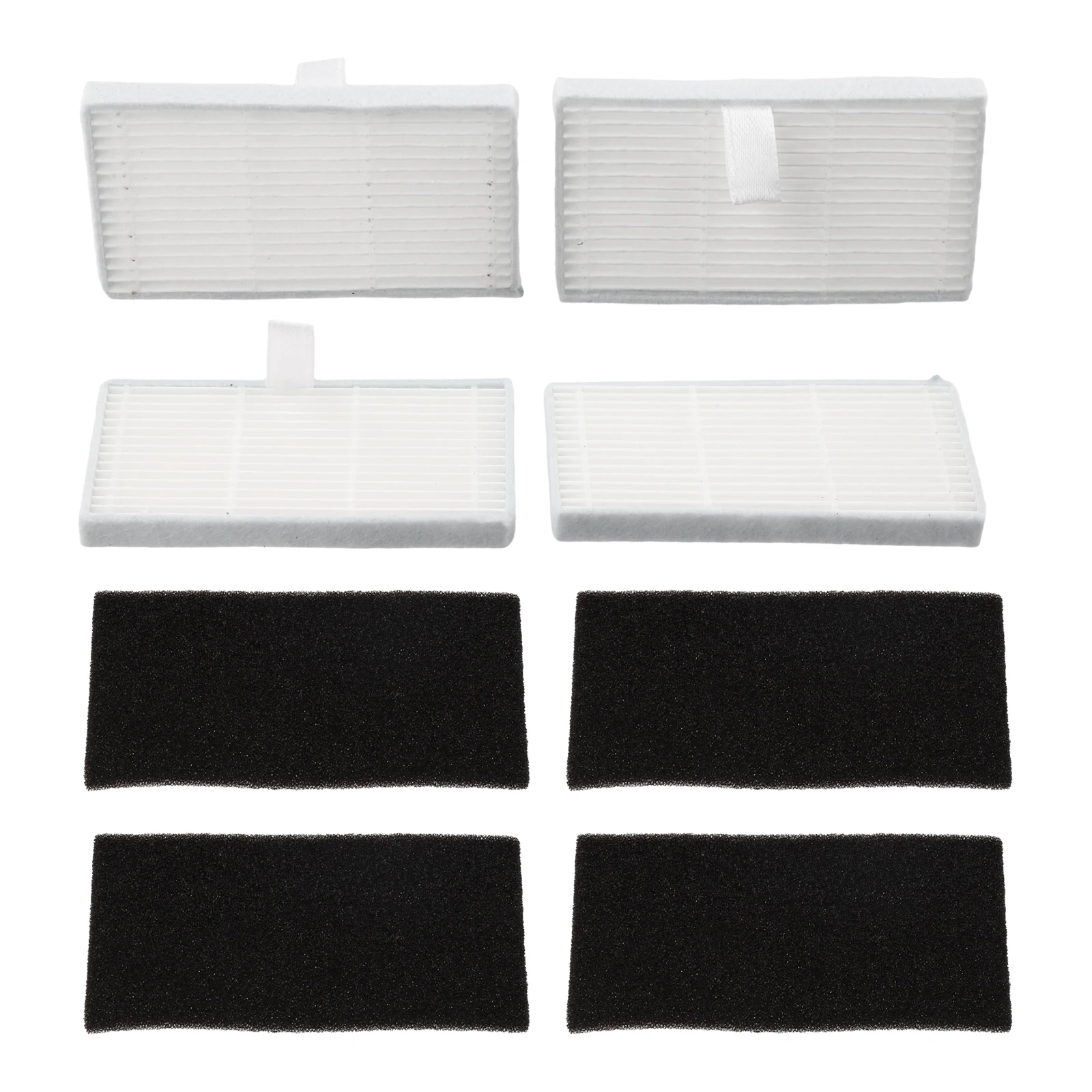 Conjunto de filtro de substituição 4/10 pacotes para robô aspirador de pó monsga mr1, acessórios para manter pisos limpos e higiênicos
