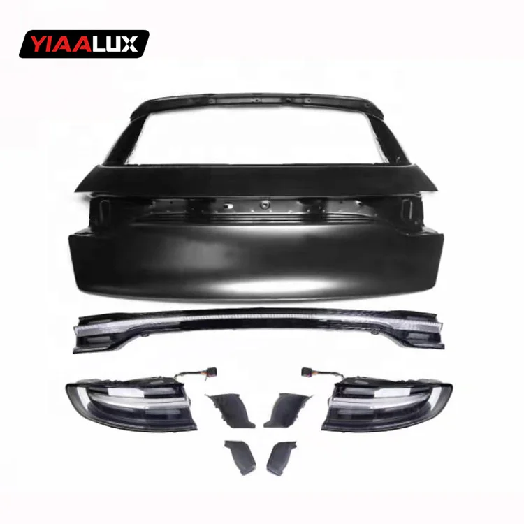 2014-2017 Upgrade 2021 Style Through LED Taillights for Macan Tail Light for Porsche Macan Rear Light