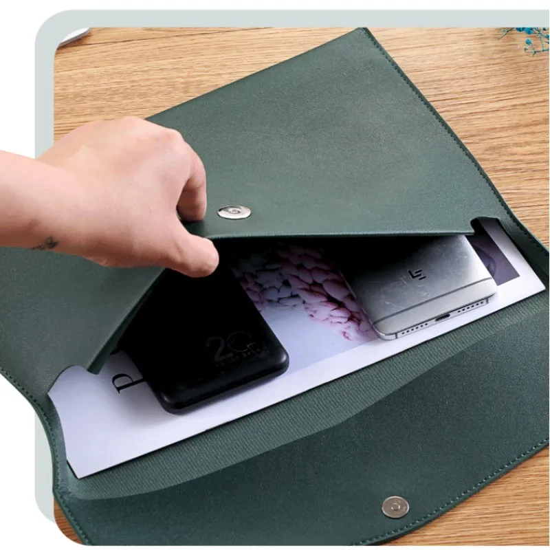 新しい多機能 A4 会議フォルダービジネス文具フォルダー革契約ファイルフォルダートラベルドキュメントフォルダー