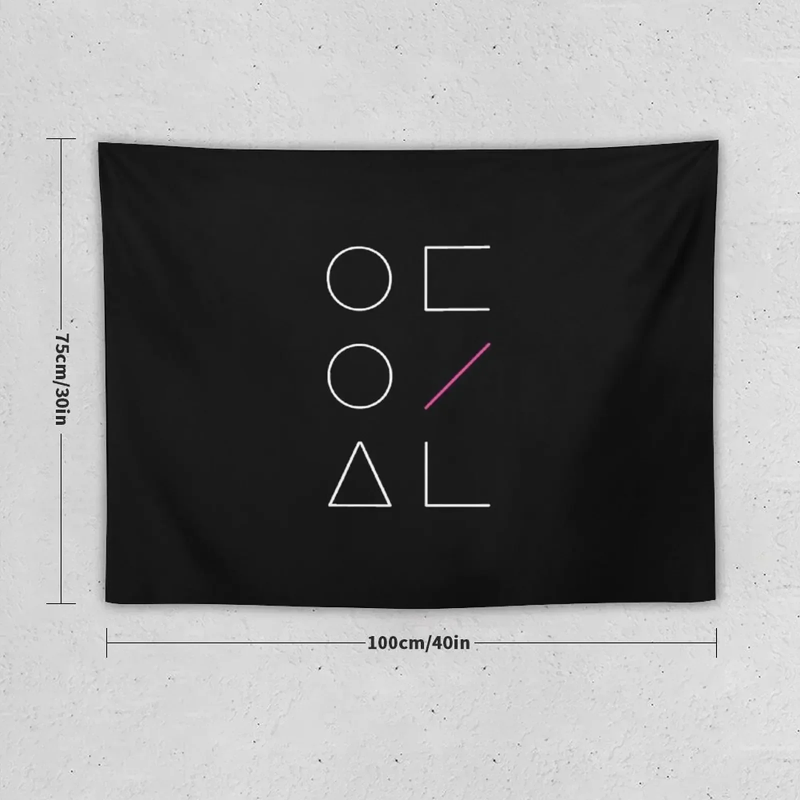 Loona KPop HD Logo Tapestry Things To The Room Korean Room Decor Tapestry