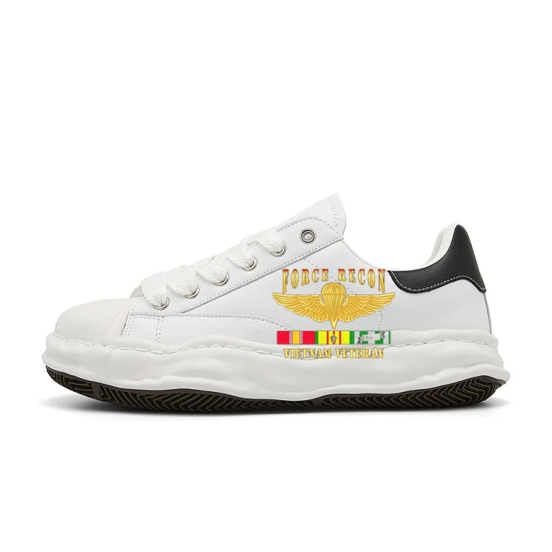 Zapatillas de moda vintage Force Recon Fire Vietnam Vet w VN SVC, diseñadas para ser retro, elegantes, cómodas y versátiles