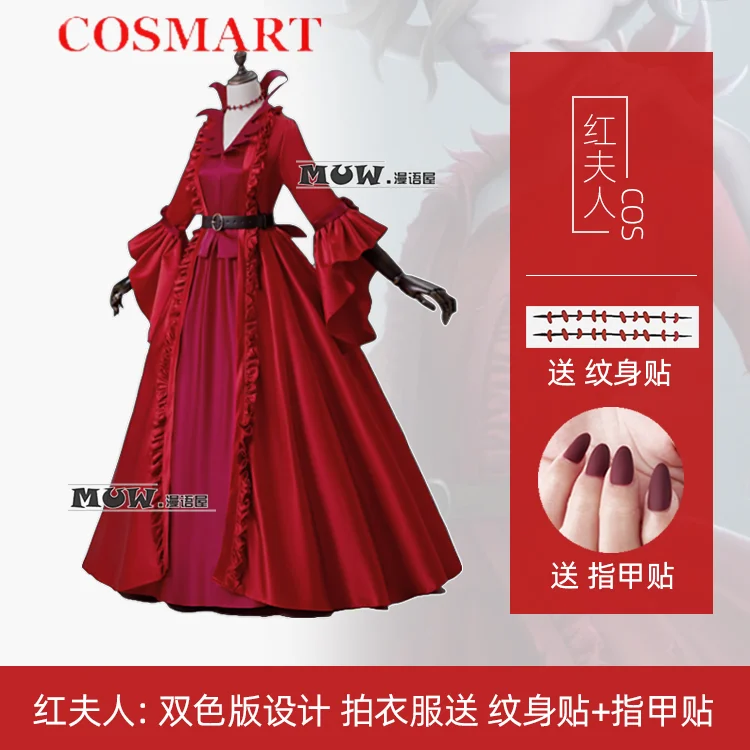 《IN STOCK》Identity V Marie Bloody Queen Dress Cosplay Costume Cos Game Anime Party Uniform Hallowen Play Role Clothes Clothing