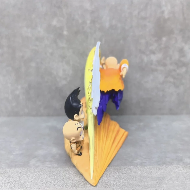 ドラゴンボールZアクションフィギュア,悟空,クリリン,マスターロシ,像の装飾,おもちゃのモデル,誕生日プレゼント,6cm, 2.36インチ