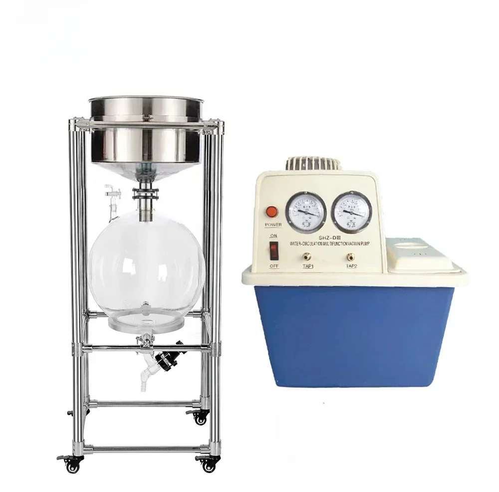 HVF-50L 50L Stainless Steel Buchner Funnel Vacuum Filter with   Flask