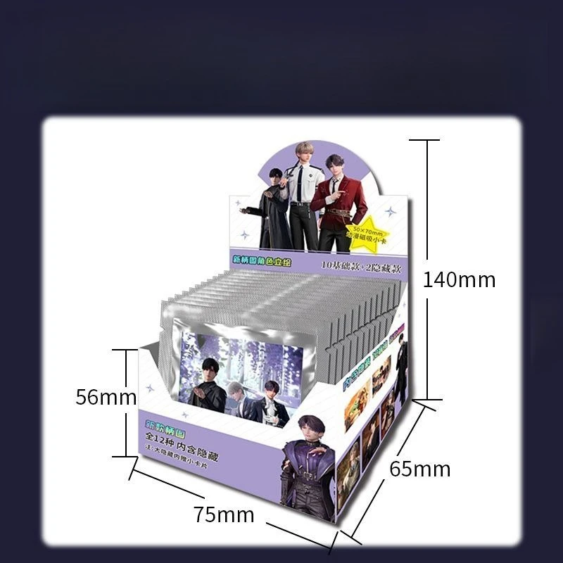 Love and Deepspace Sylus Xavier Zayne Caleb Kühlschrankmagnet Blindbox kreative hochwertige Cartoon-gedruckte Acryl-Magnetkarte