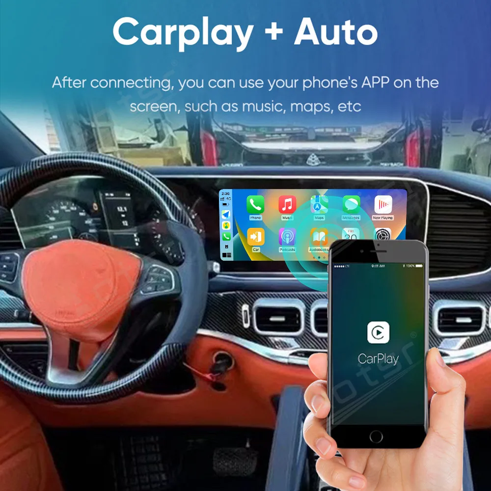 Automotive Multimedia Android Player For Mercedes-Benz Vito 2017 2018 2019 2020 2021 2022 2023 GPS Car Radio Receiver Head Unit