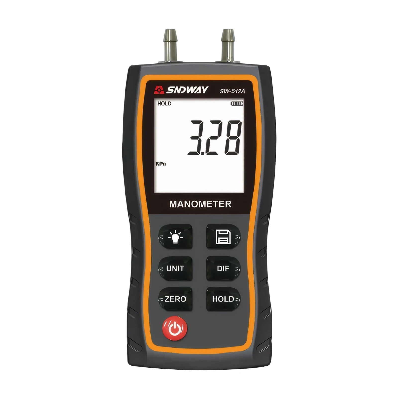 ABS Lightweight And Portable Manometer For Easy Handling High Precision Differential Pressure Gauge