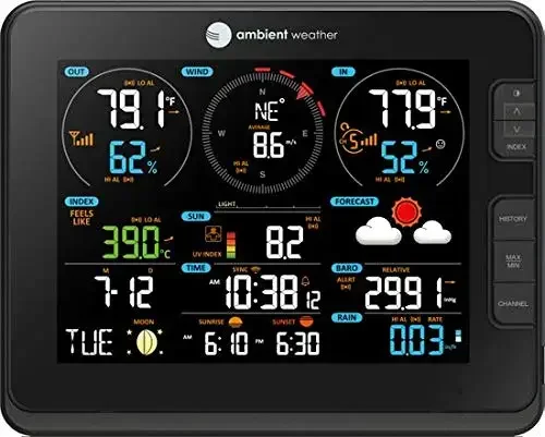 Falcon WS-8480A Fan Aspirated Smart WiFi Weather Station with Remote Monitoring and Alerts