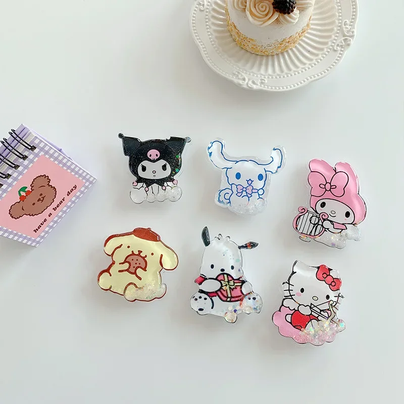 SANRIO Cinnamoroll Kuromi Mymelody похвалка Onpompurin держатель мультяшный ленивый кронштейн украшение удобный новый подарок