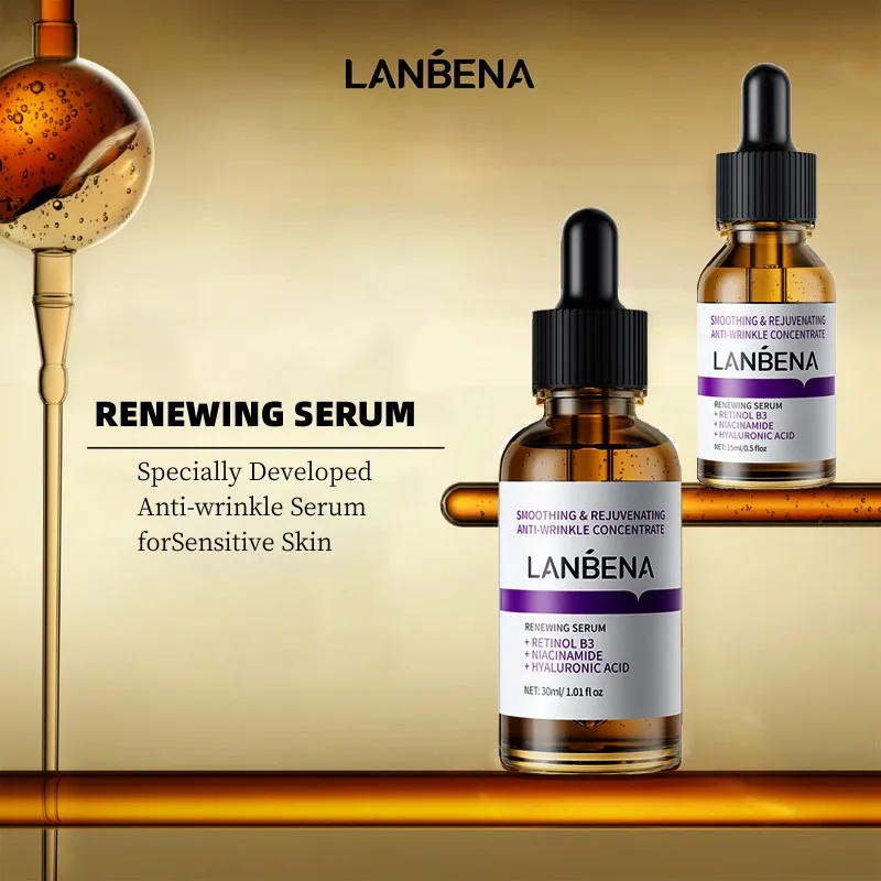 

LANBENA Retinol Anti Aging Tightening Skin Face Serum Renewing Serum 15ml 30ml