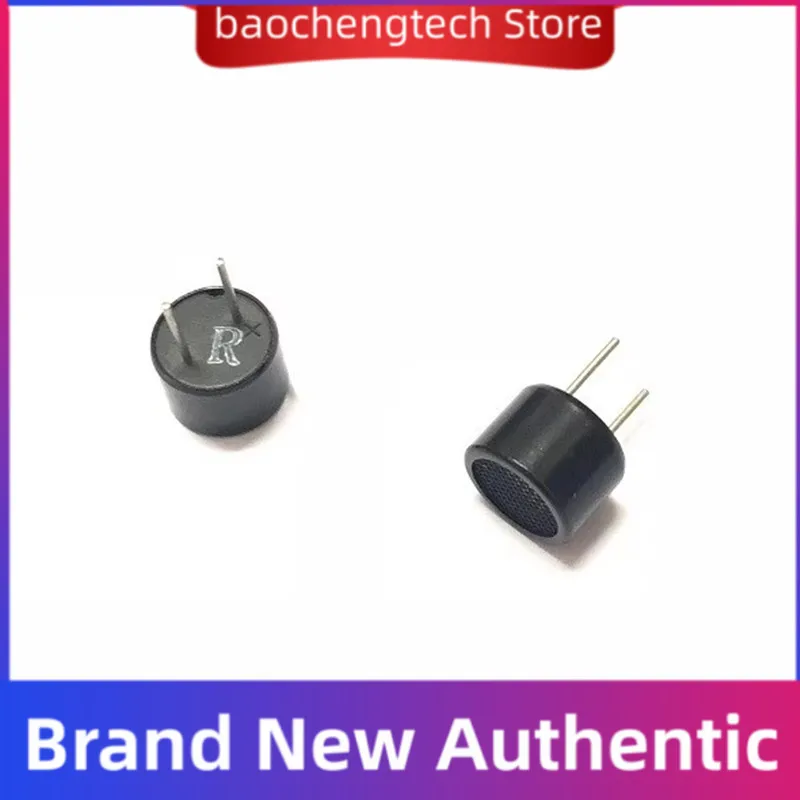 10 100 pcs 10mm 40KHZ 10mm ultrasonic sensor probe 40KHz receiving and transmitting split black metal shell ranging