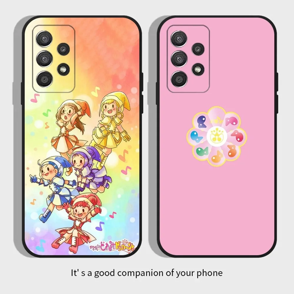 Magical D-DoReMi Anime Phone Case For Samsung Galaxy A13,A21s,A22,A31,A32,A52,A53,A71,A80,A91 Soft Black Cover