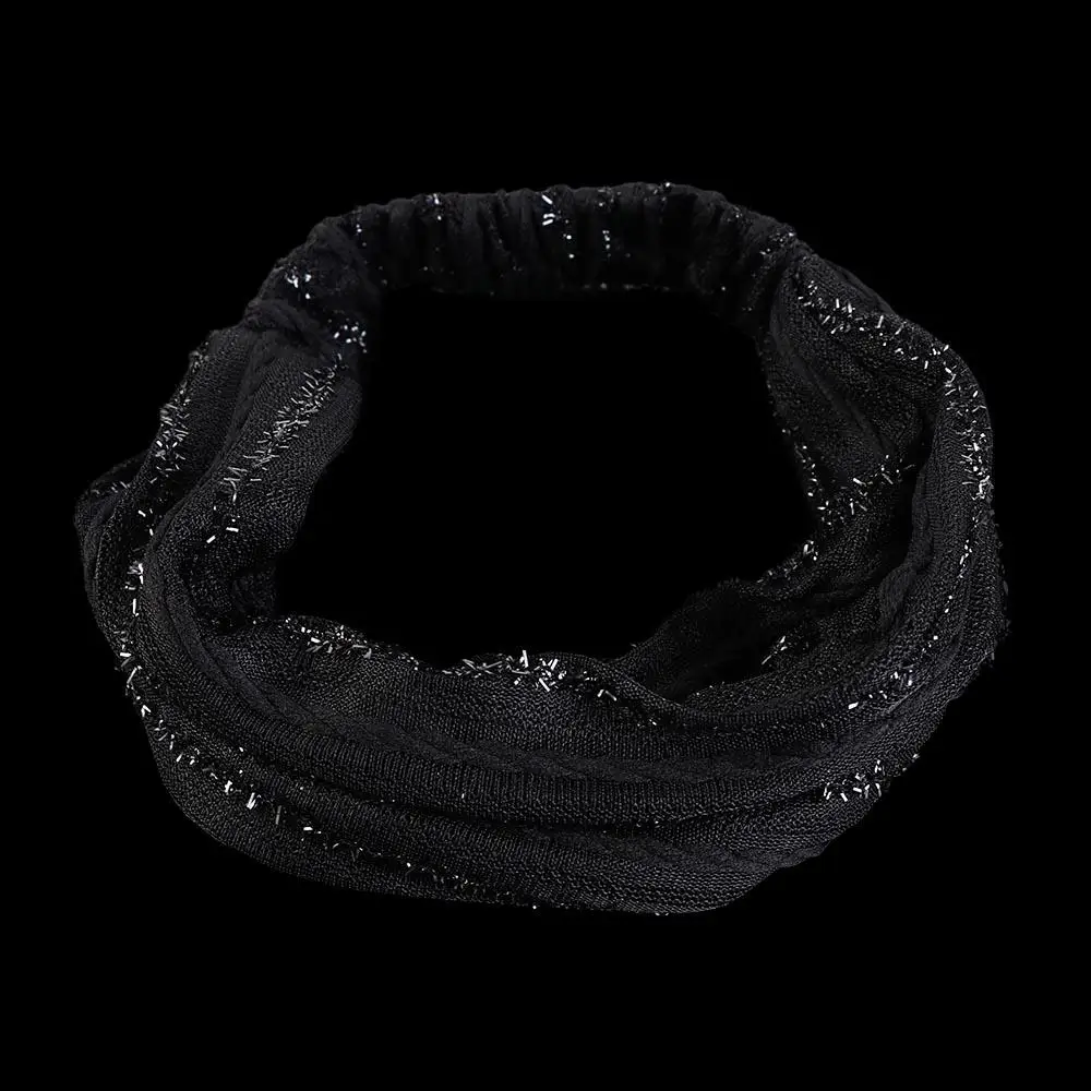 Hair Band Mother Hair Hoop Non Slip Shiny Stripe Shiny Cloth Korean Headwear Mesh Hairbands Women Headband Wide Hair Band