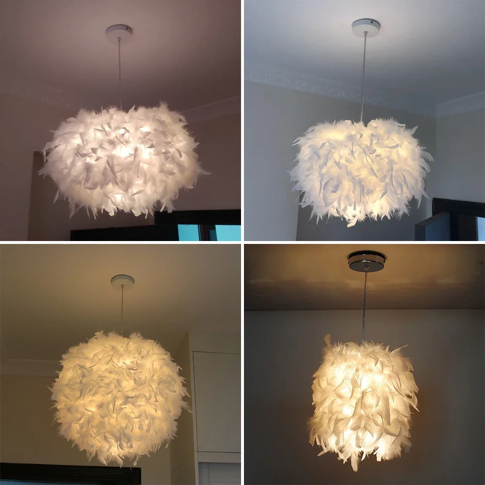 

220 В современный подвесной потолочный светильник LED E27 сказочное перо подвесной светильник для спальни, кабинета, украшения, креативная люстра, подвесной светильник