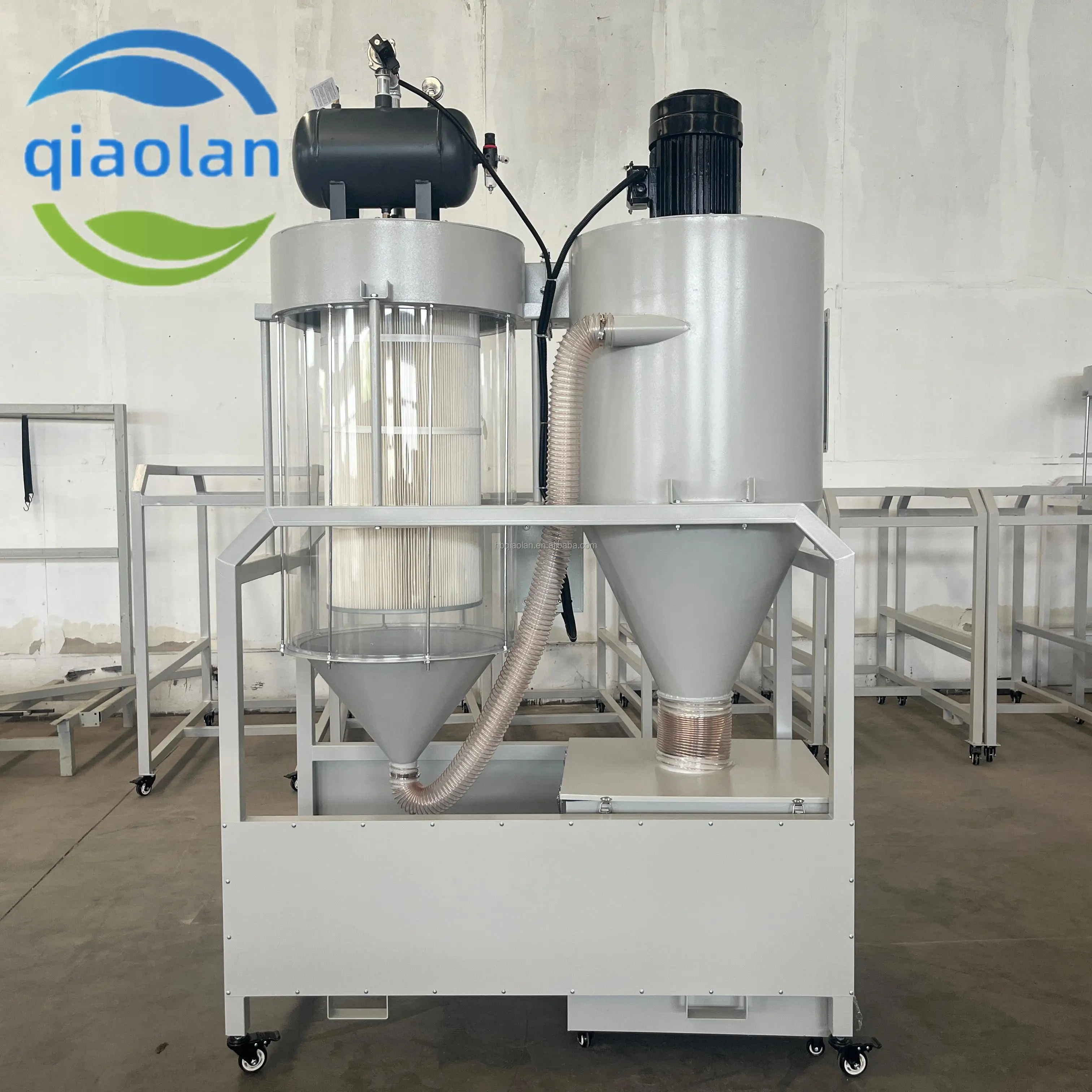 Woodworking Double Silent Dust Collector Cyclone Industrial Vacuum Cleaner Wood Chips Collector with Filter