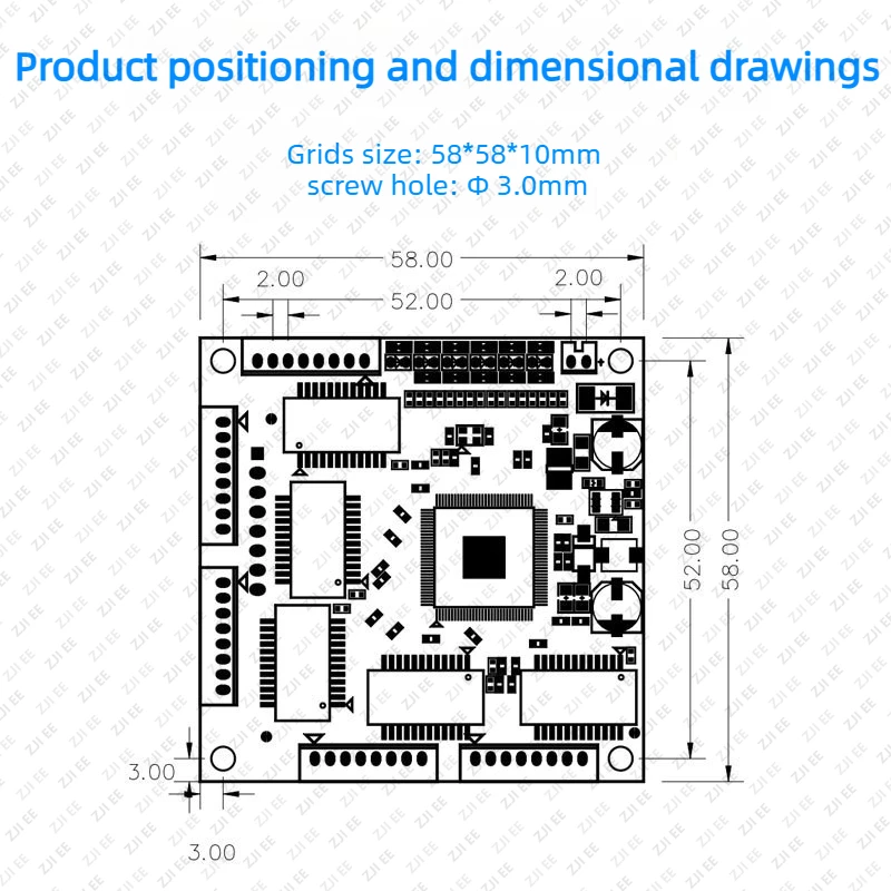 LX-SG503-1 Industrial Grade 5-port Gigabit Switch Module Onboard Pin Cable Interface Small Industrial Control Main Board