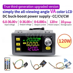 120W 6A CNC Step-up Step-down DC Adjustable Regulated Power Supply Constant Voltage Constant Current Solar Charging Module SK120