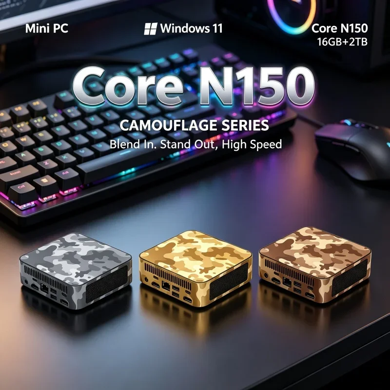 mini-pc-intel-core-n150-camouflage-con-prestazioni-stabili-windows-11-16gb-ram-ssd-da-1-2tb-wifi6-bt52-computer-da-gaming-pc-desktop-4k