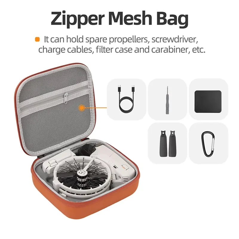 A003 حقيبة حمل محمولة مقاومة للصدمات صندوق حمل ملحقات طائرة بدون طيار لـ DJI Flip
